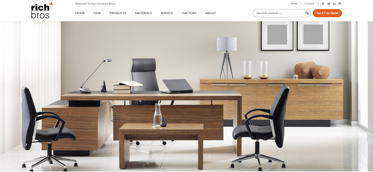 深圳盈进家具有限公司网站案例 深圳盈进家具有限公司网站案例